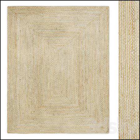 Skye Jute Rug 黄麻地毯素材之家精选3D模型