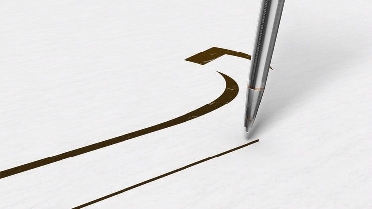 墨水绘制AE文本模板