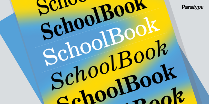 Schoolbook Font插图5