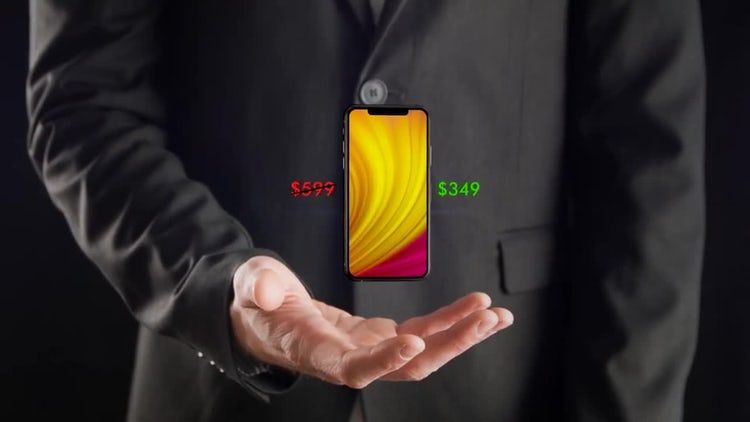 简洁的动态动画环球之手产品促销ae模板