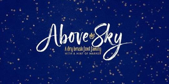 Above the Sky Font Family素材之家精选英文字体