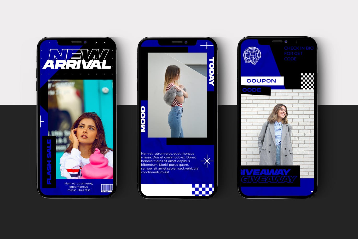 时尚绚丽多用途的Instagram社交媒体banner海报设计模板素材库精选插图(3)