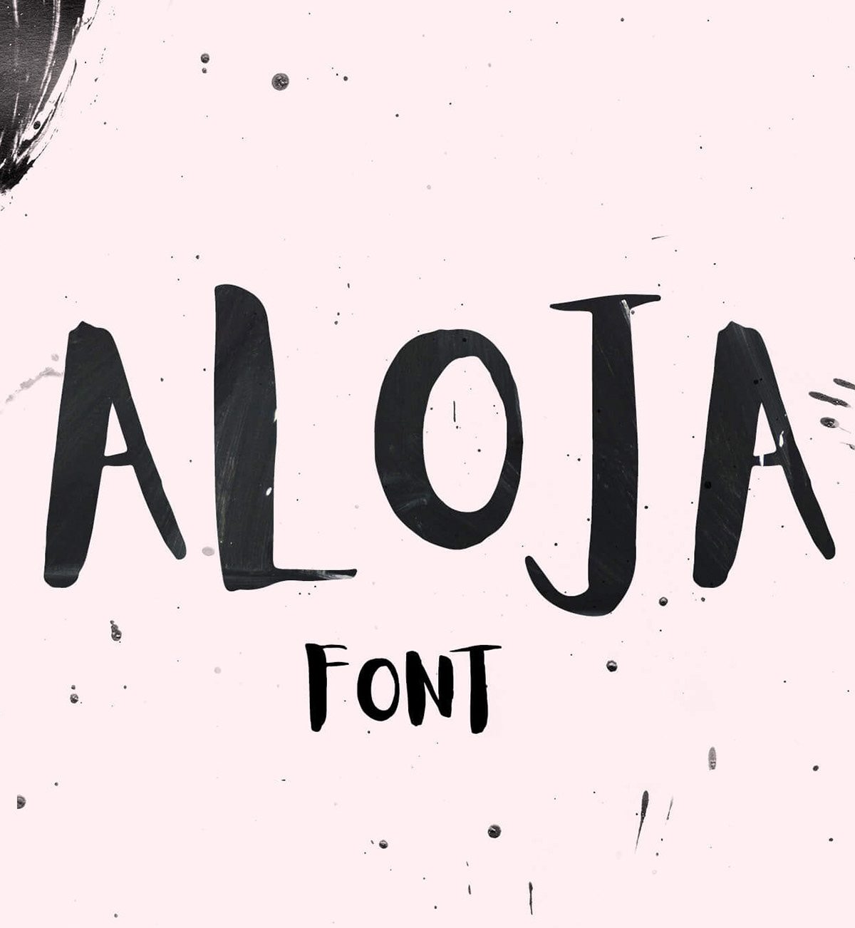 Aloja Font素材之家精选英文字体