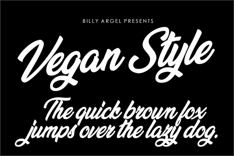 Vegan Style Personal Use font素材之家精选英文字体