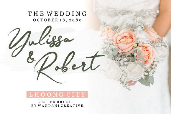 Jester Brush Font插图3