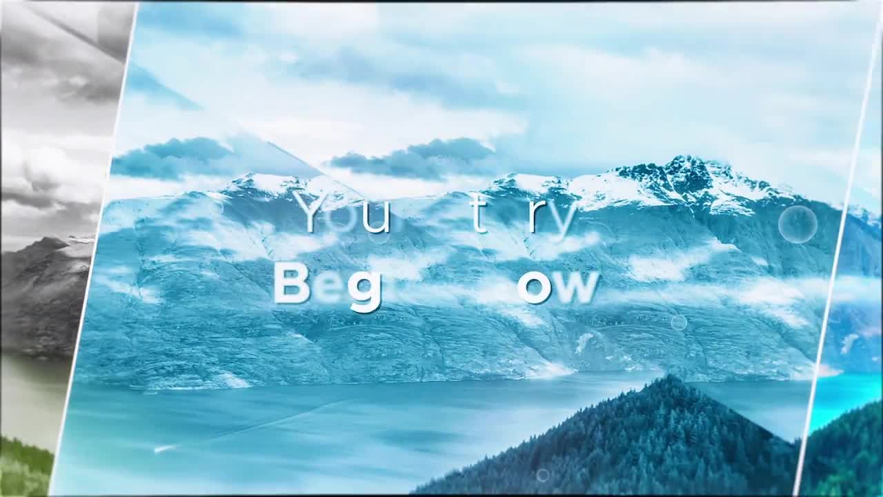 优雅的假期度假幻灯片展示素材库精选AE模板