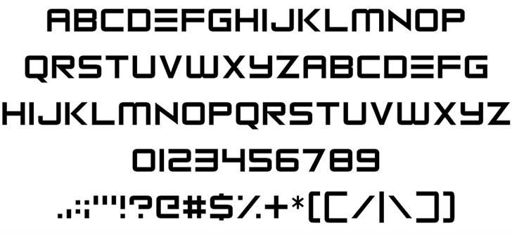 Robot Reavers font插图2 Robot Reavers font插图2