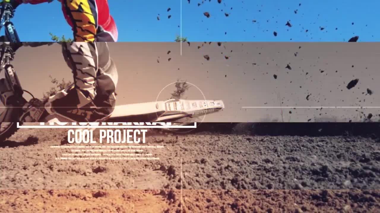 快速企业清洁幻灯片照片展示素材库精选AE模板