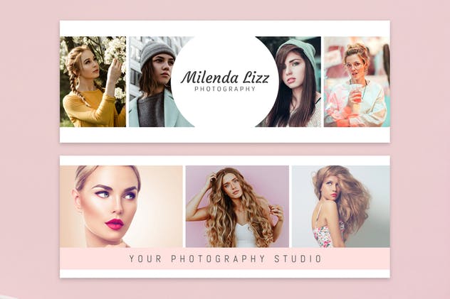 时尚摄影设计Facebook封面模板素材库精选V9 Facebook Cover Template for Fashion Photography 09插图(1)