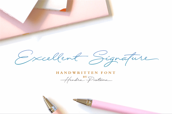 Excellent Signature Demo font插图1