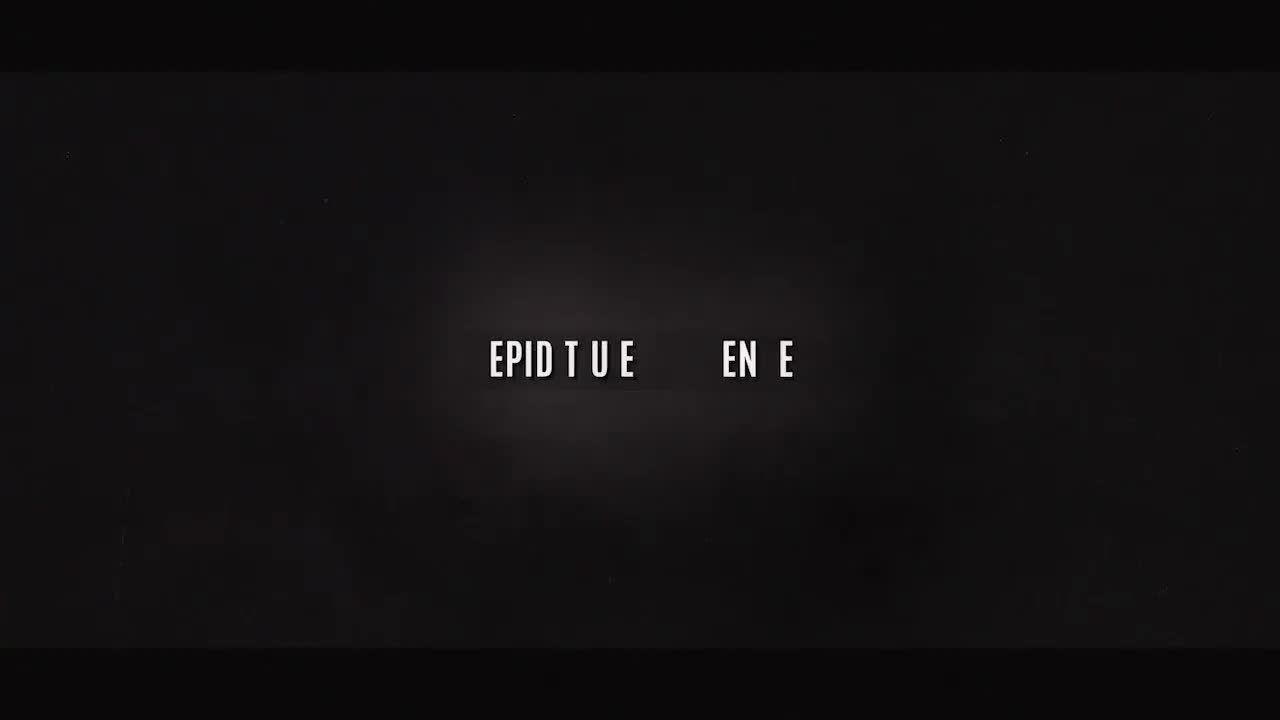 黑暗和电影动画故障标题素材库精选AE模板