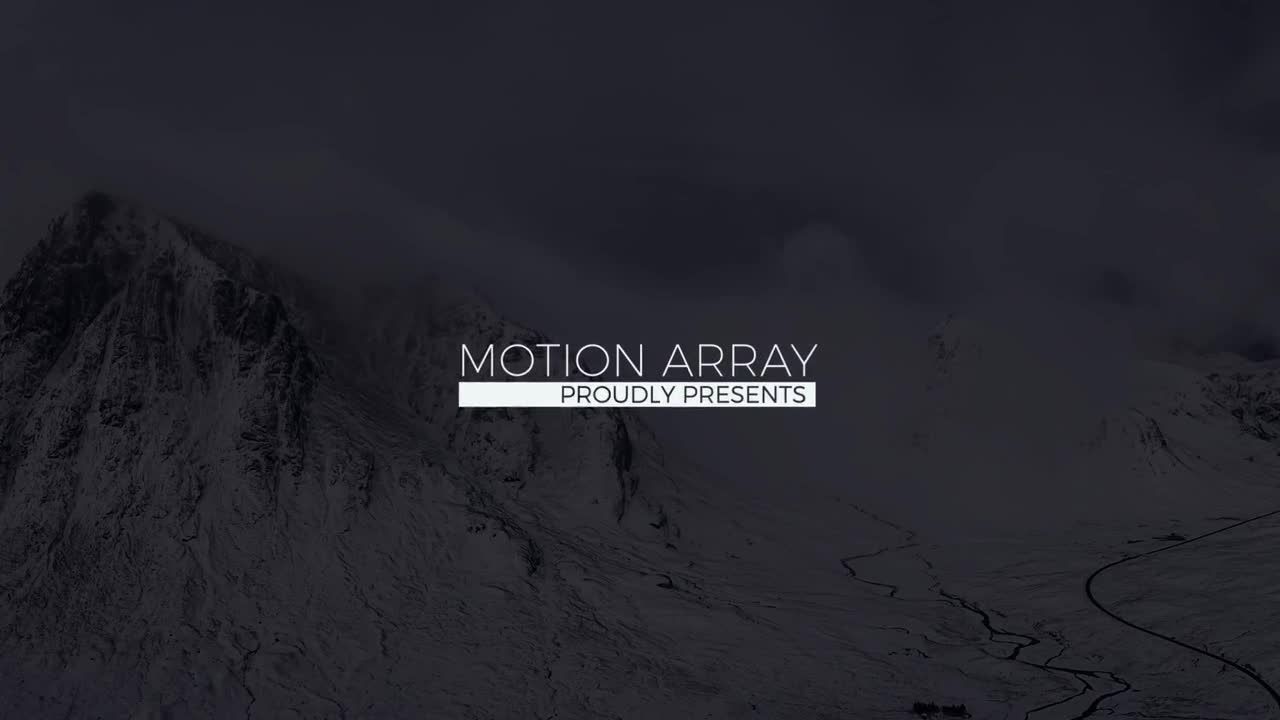 12个下三分之一电影标题素材库精选AE模板