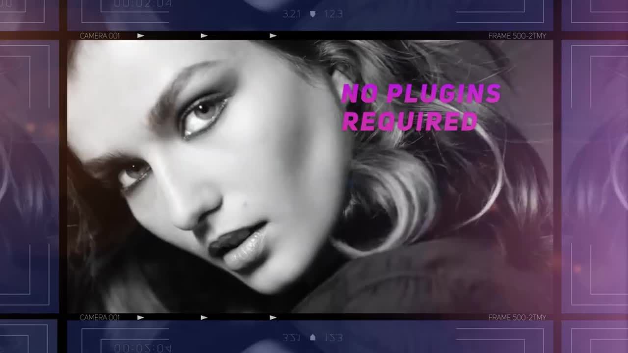 时尚媒体广告开场白素材库精选AE模板