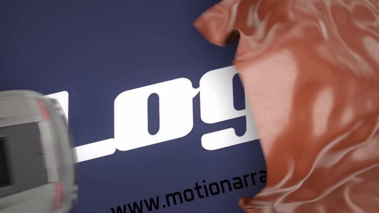 素材库精选AE模板:伴随动态画布显示汽车徽标