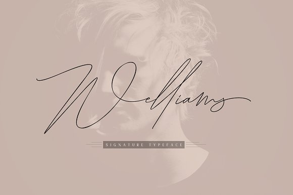 Welliams Font素材之家精选英文字体