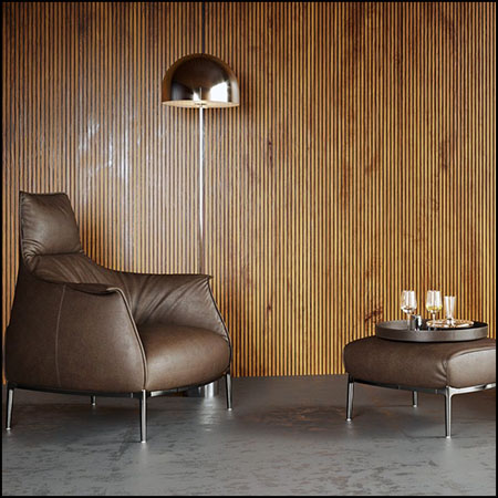 办公室会客沙发椅套装素材之家精选3D模型