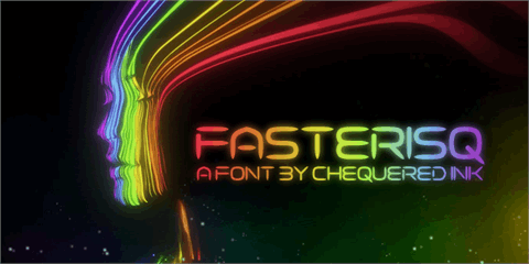 Fasterisq font素材之家精选英文字体