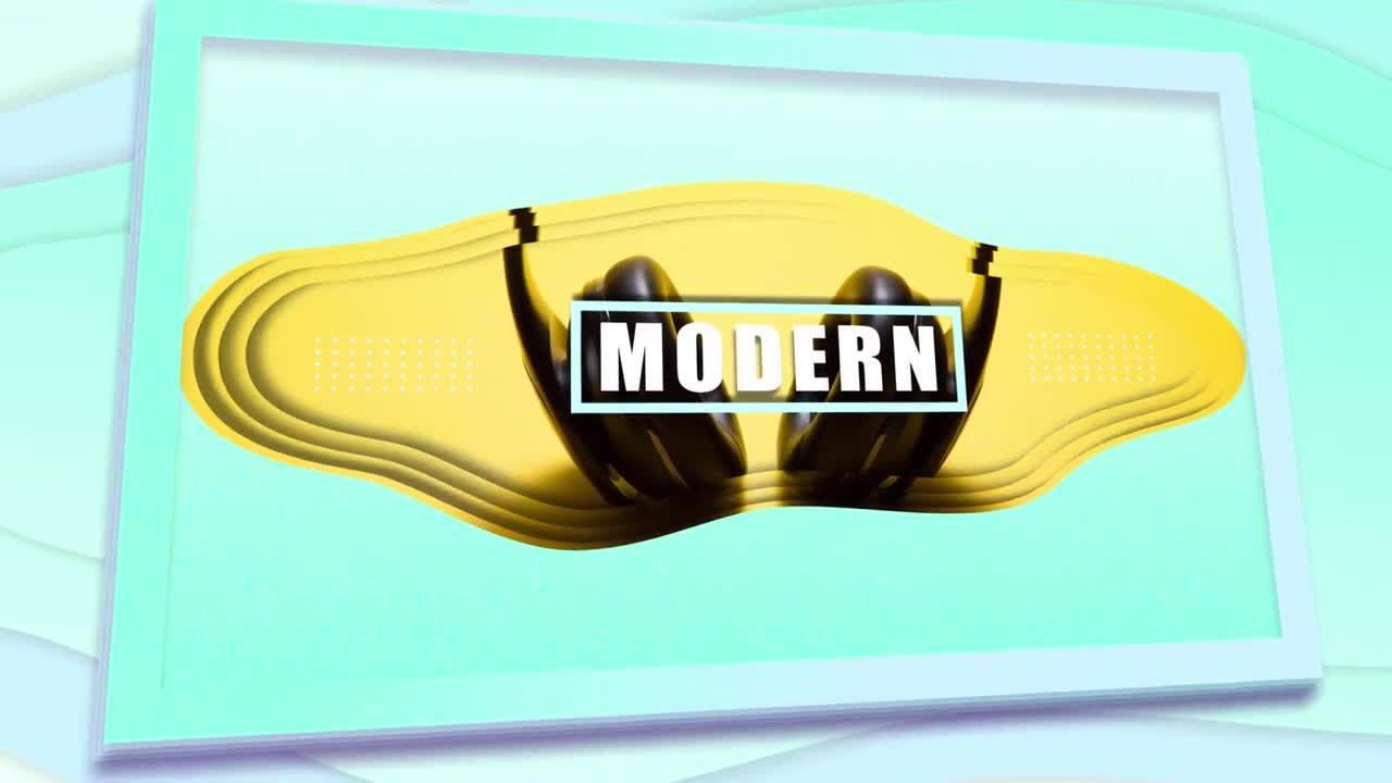 4K现代渐变过渡ae模板