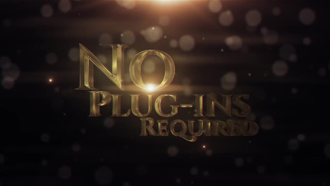 时尚开场动态文本动画素材库精选AE模板