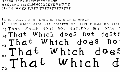 Tryhaaarrddd font素材之家精选英文字体