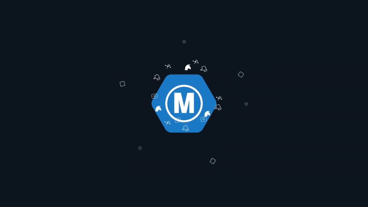 流畅且专业的互联网删除徽标显示素材库精选AE模板