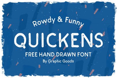 Quickens Font素材之家精选英文字体