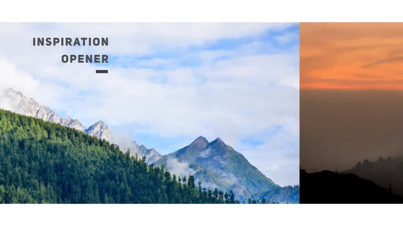 照片或视频灵感转场素材库精选AE模板