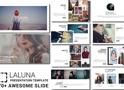 现代多图的极简主义商业化ppt模板下载[pptx]