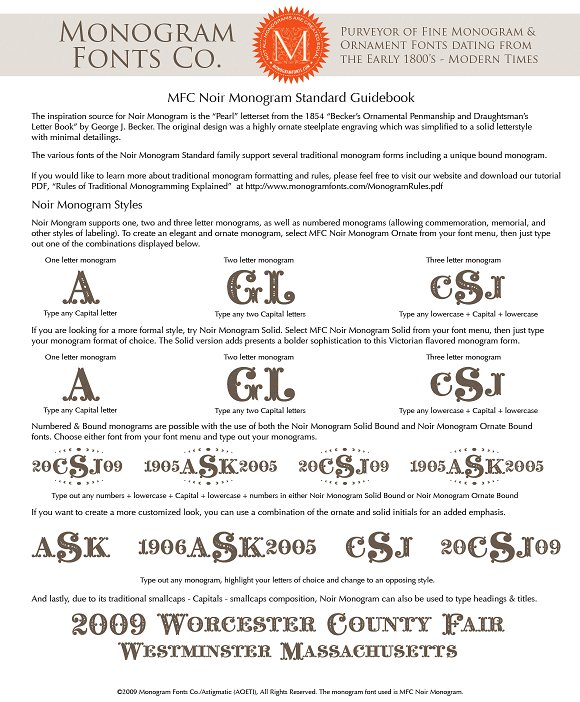 MFC Noir Monogram插图6