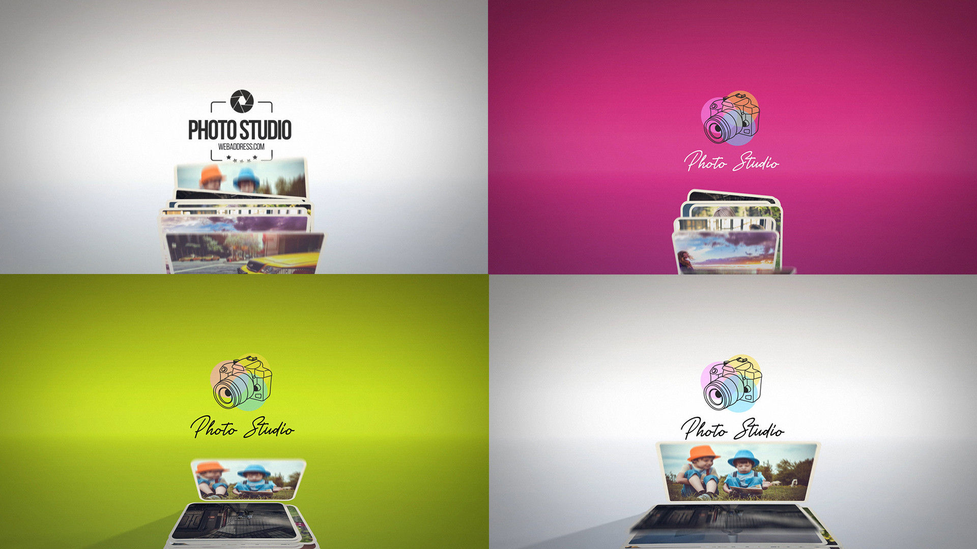 摄影徽标显露素材库精选AE模板