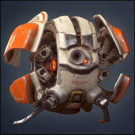 科幻机器人3D/C4D模型