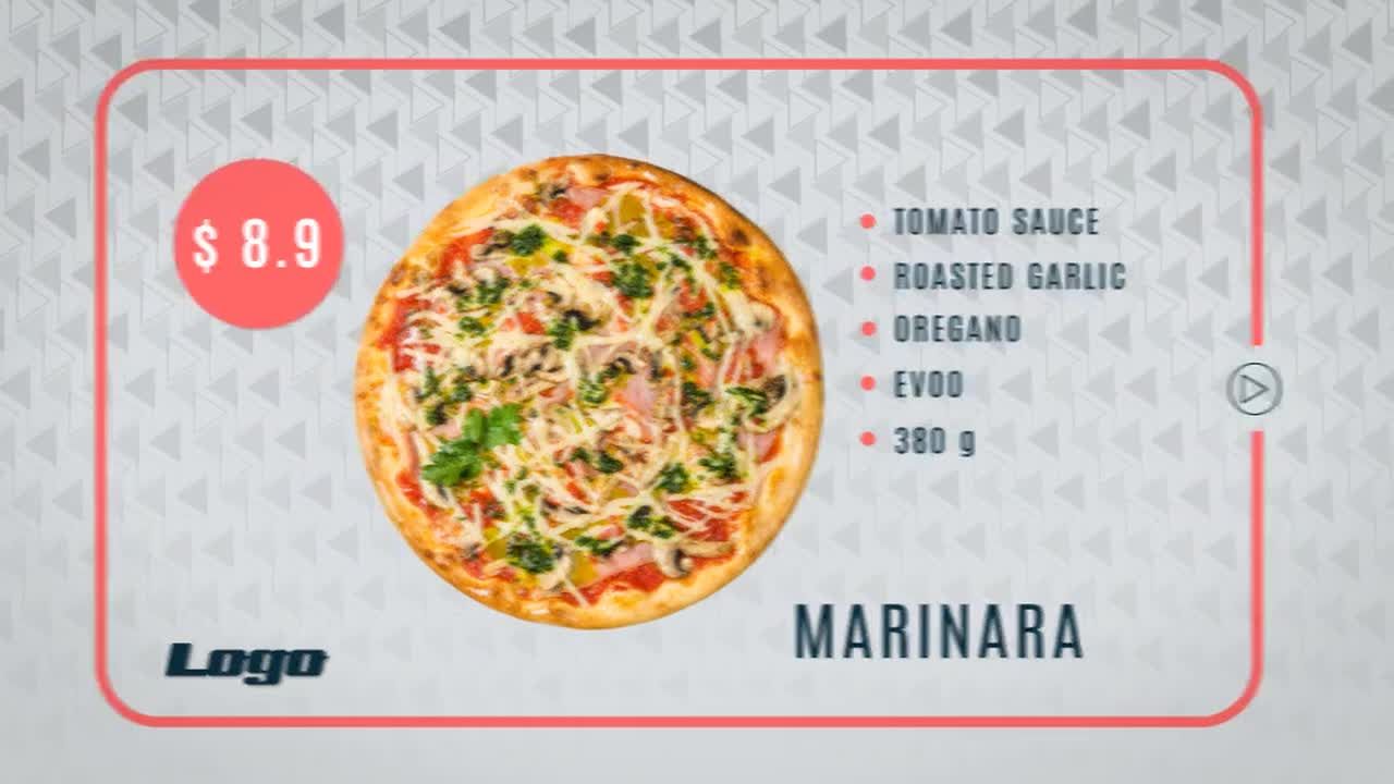 在线餐厅外观时尚素材库精选AE模板