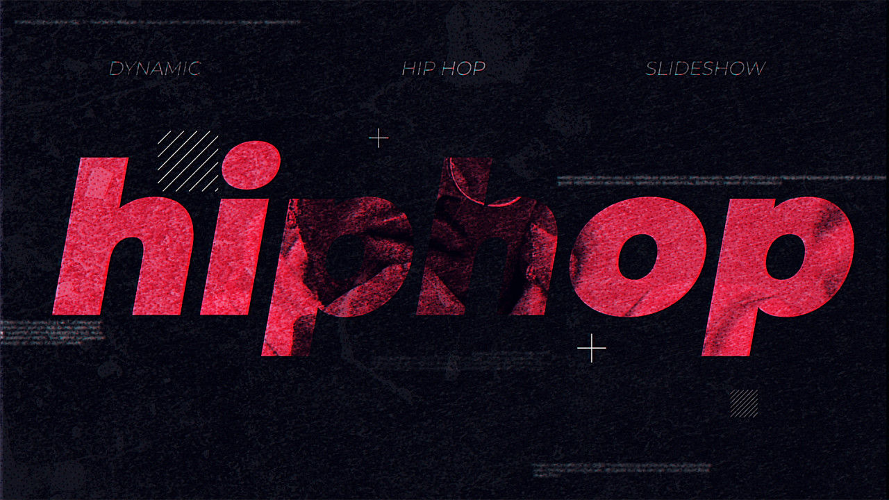 充满活力的动态嘻哈幻灯片素材库精选AE模板