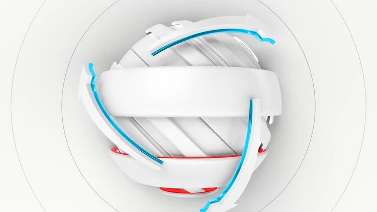 时尚有趣的球形效果开场白素材库精选AE模板