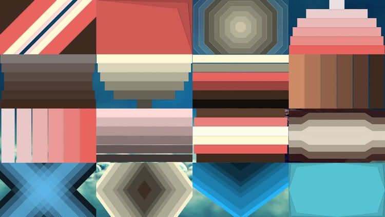 优雅动画过渡素材库精选AE模板