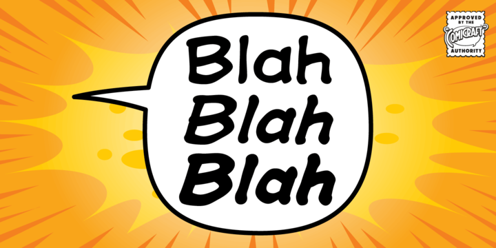 Blah Blah Blah Font Family素材之家精选英文字体