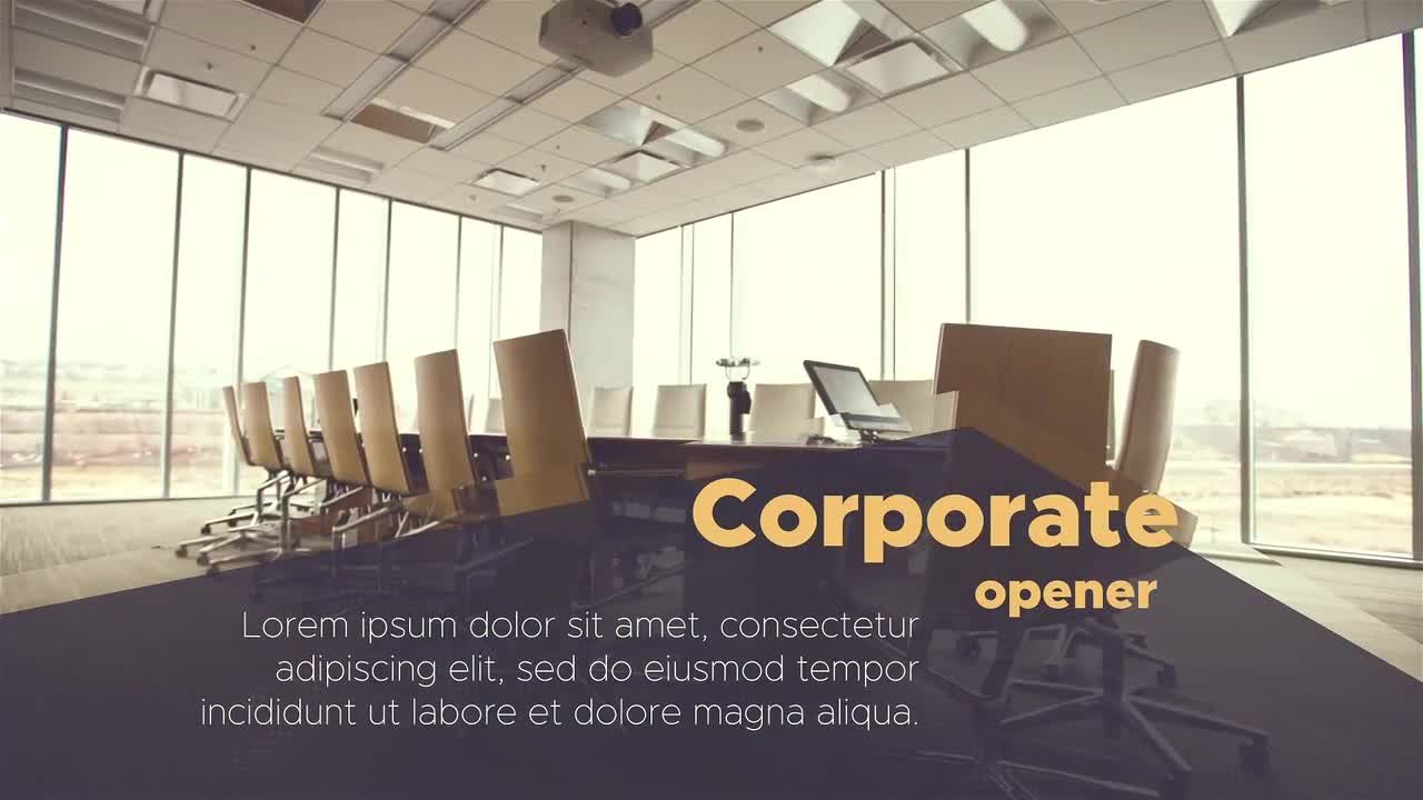 10个现代企业宣传素材库精选AE模板