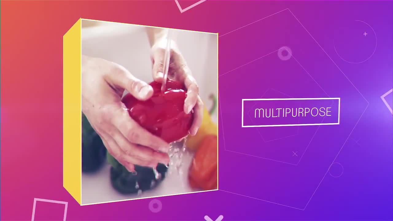 现代动态度假照片幻灯片展示ae模板