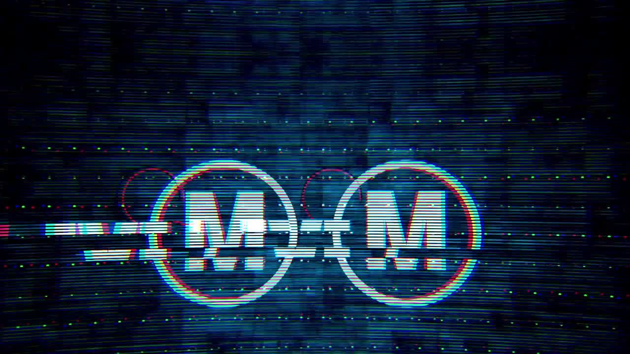 快速动态的毛刺logo展示素材库精选AE模板