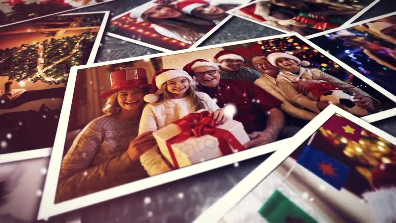 圣诞节幻灯片时尚素材库精选AE模板