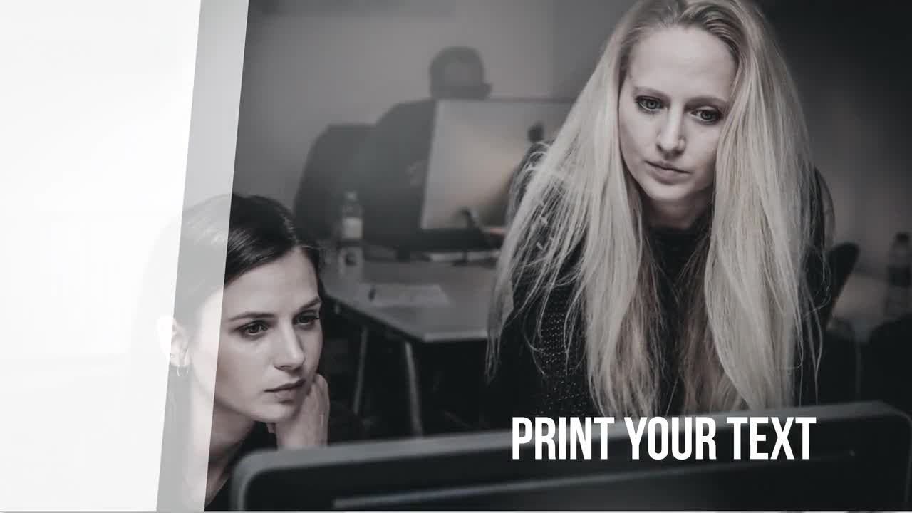 很酷的现代技术企业幻灯片素材库精选AE模板