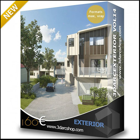 10款欧式别墅3DMAX模型