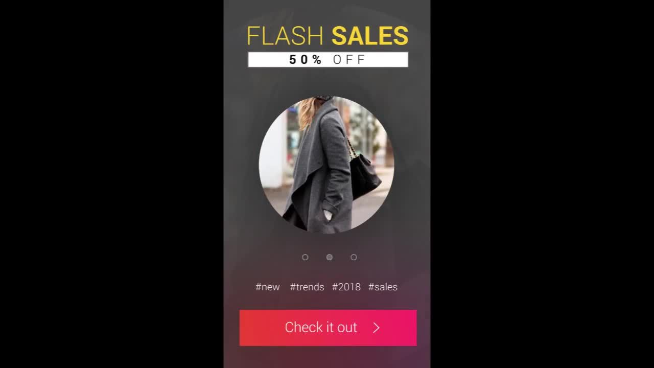 炫酷的Instagram故事V2动画素材库精选AE模板