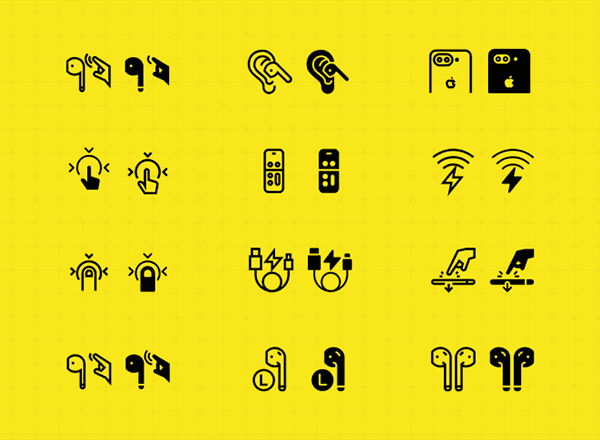 一套实用的iPhone 7及AirPods图标集