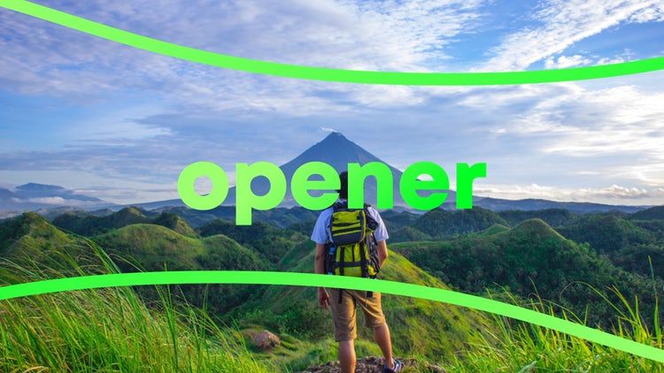 清爽明亮动态动画素材库精选AE模板