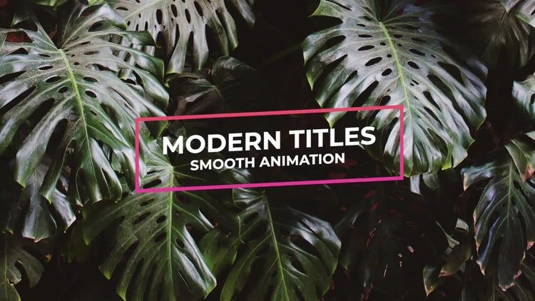 现代活力的标题动画素材库网精选fcpx模板