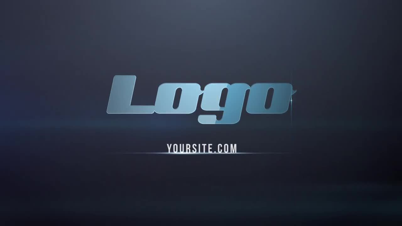 光泽Logo徽标素材库推荐Pr模板