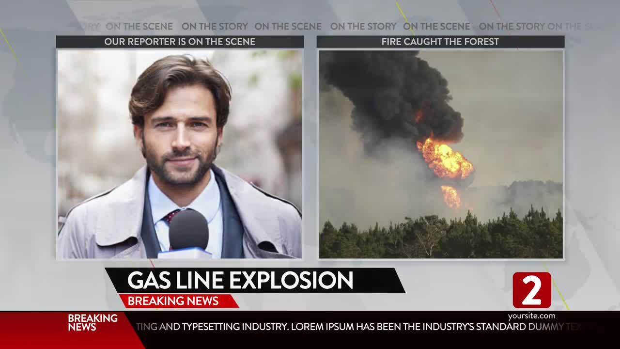 突发新闻图形素材库精选AE模板