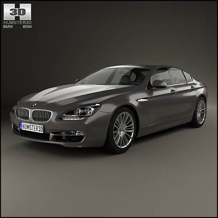 BMW6系F06 Grand Coupe 2012宝马轿车素材之家精选3D模型