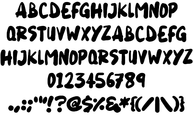 Blueberry font插图1